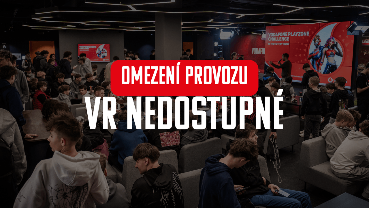 Omezení provozu - VR nedostupné