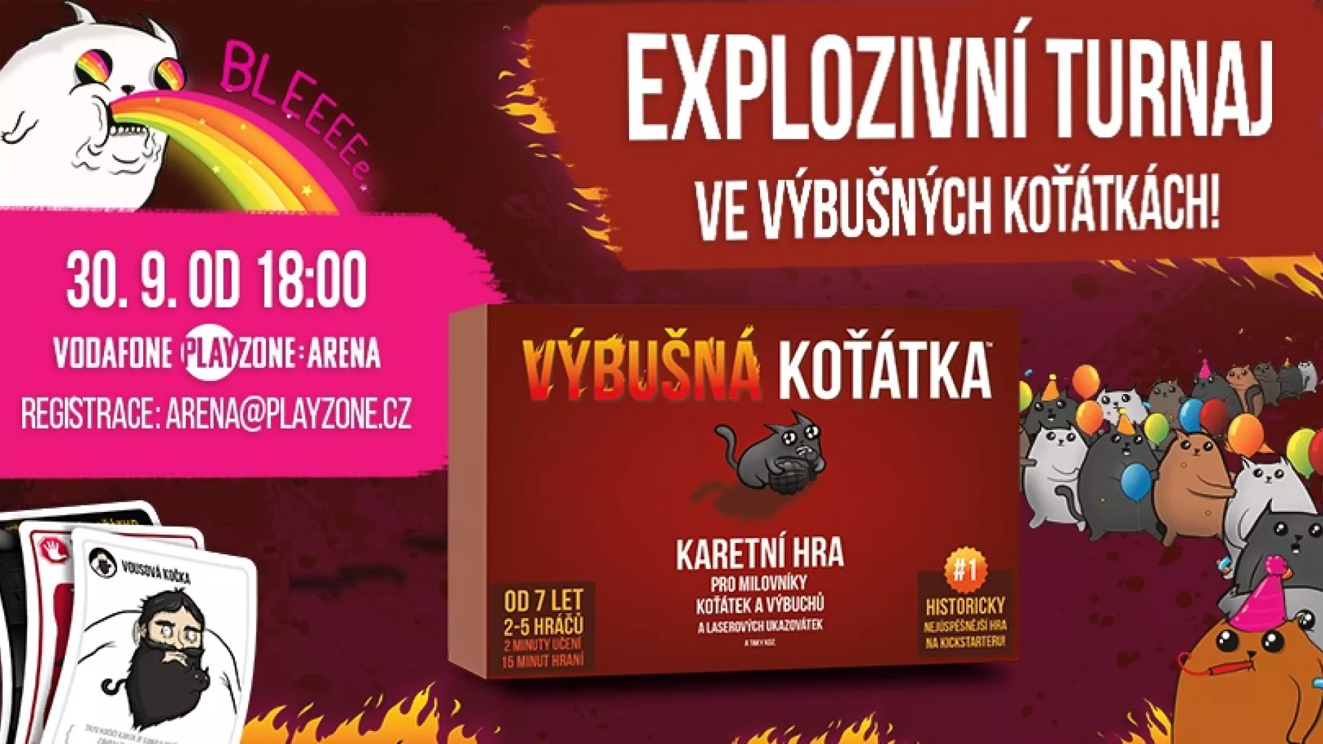 Explozivní turnaj ve výbušných koťátkách!